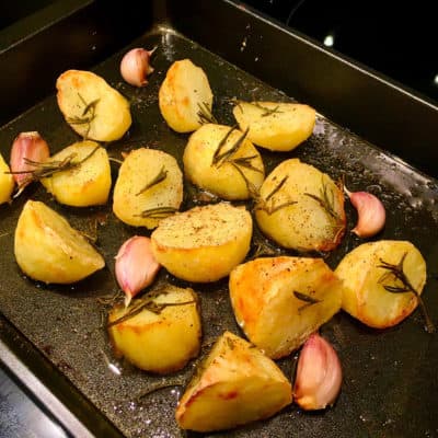 the perfect roast potato, foolproof recipe from Mrs Walkers Kitchen